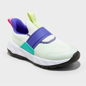 Kids All in Motion Dillion Slip-on Performance Sneakers - Mint Green